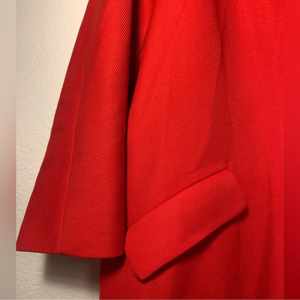 Zara Woman Red Women's Coat Size Medium - Picture 5 of 6